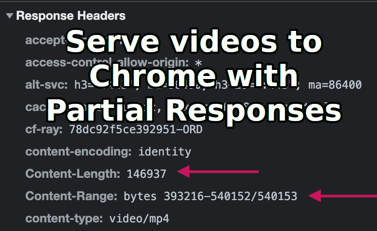 Fixing Html Video Playback On Chrome