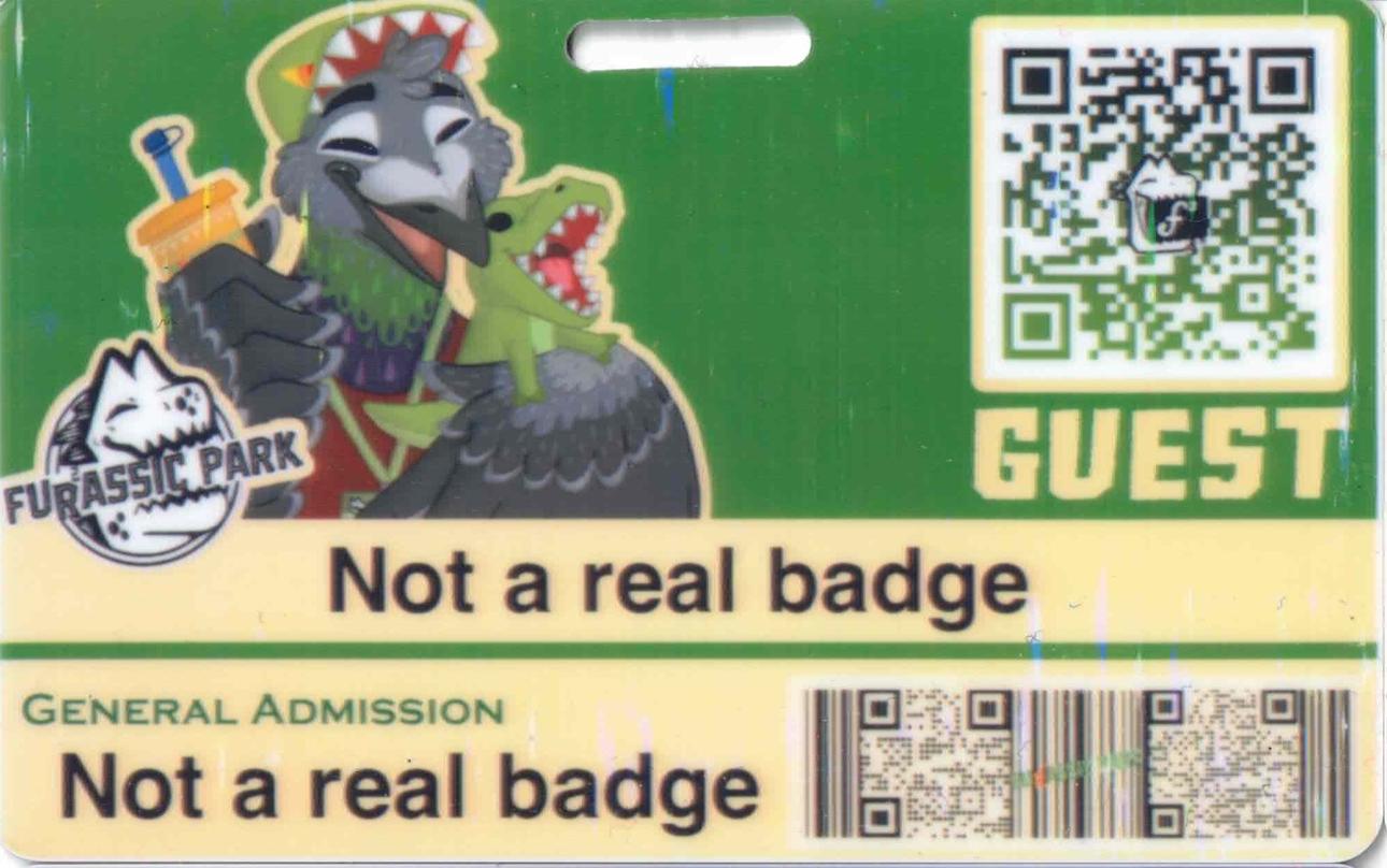 Printed draft badge