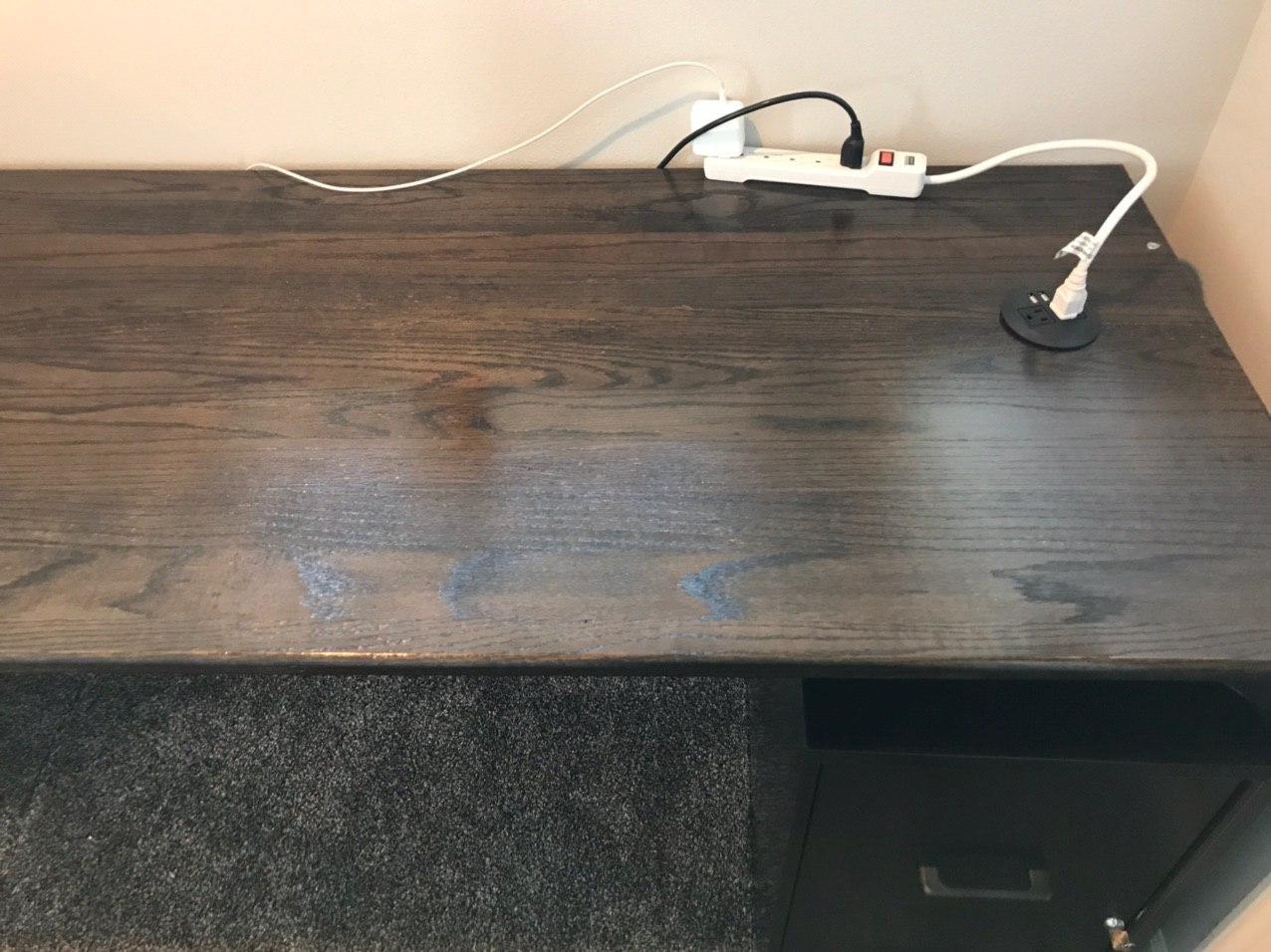 The desk