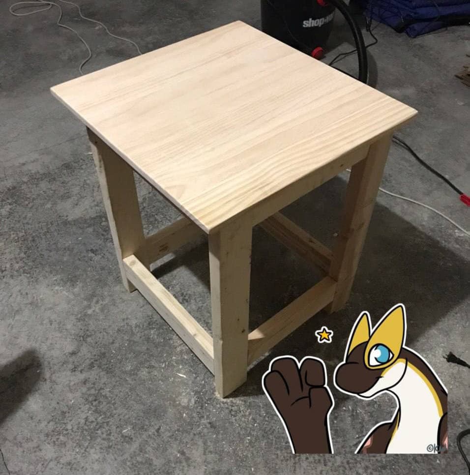 Assembled night stand