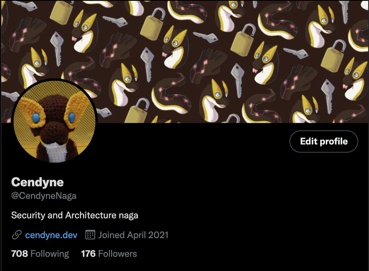 Twitter profile