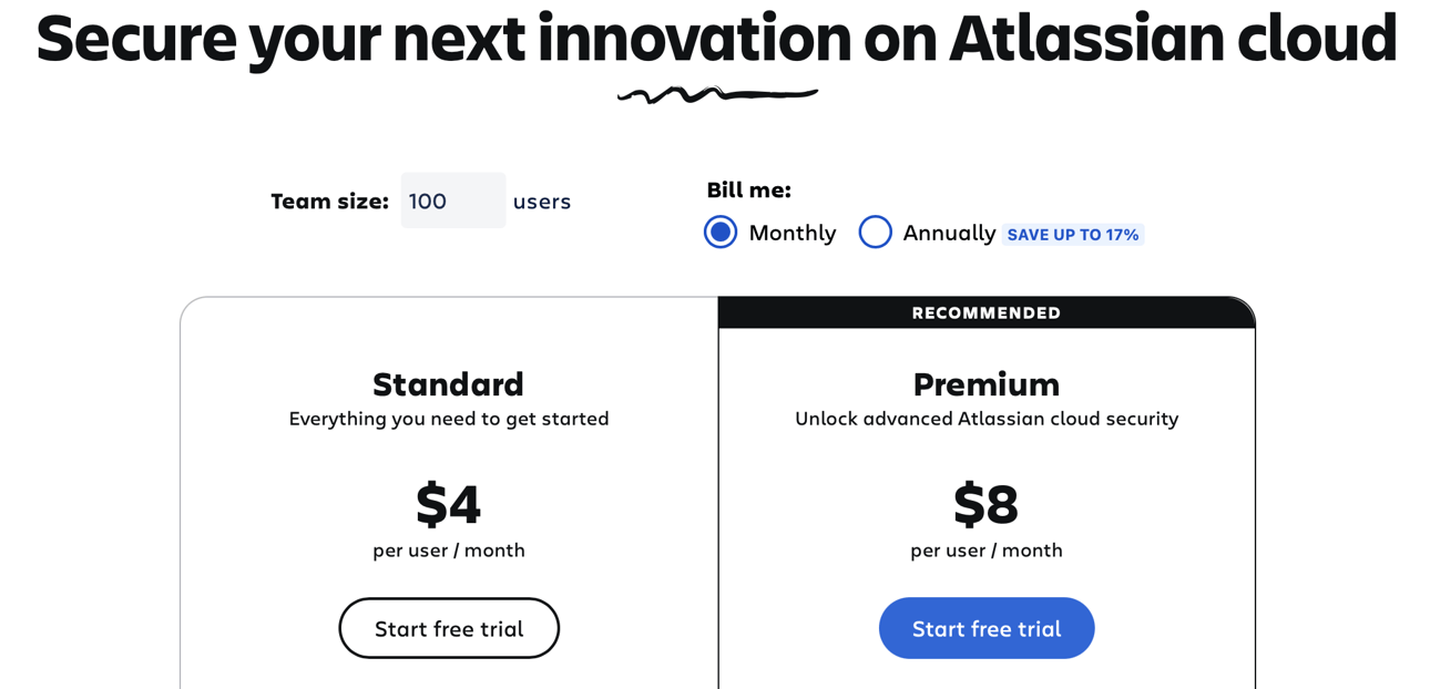 Atlassian per-account SSO pricing