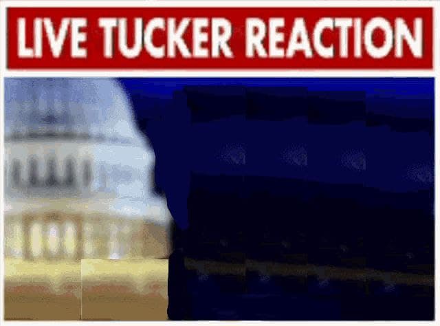 Live Tucker Reaction - no one is there