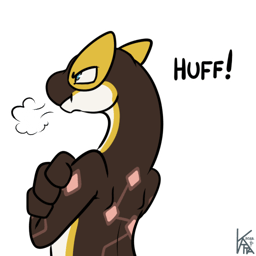 huff-angry