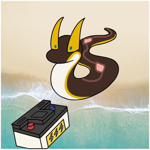 snake-battery-ocean